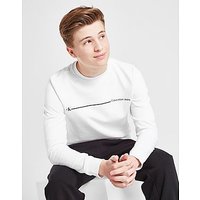 Calvin Klein Jeans Raised Line Crew Sweatshirt Junior - White