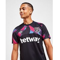 Umbro West Ham United FC Warm Up Shirt - Black - Mens