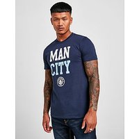 Official Team Manchester City FC Block T-Shirt - Navy