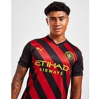Puma Manchester City FC 2022/23 Away Shirt - Black - Mens