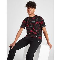 Jordan All Over Print Mix T-Shirt Junior - Black